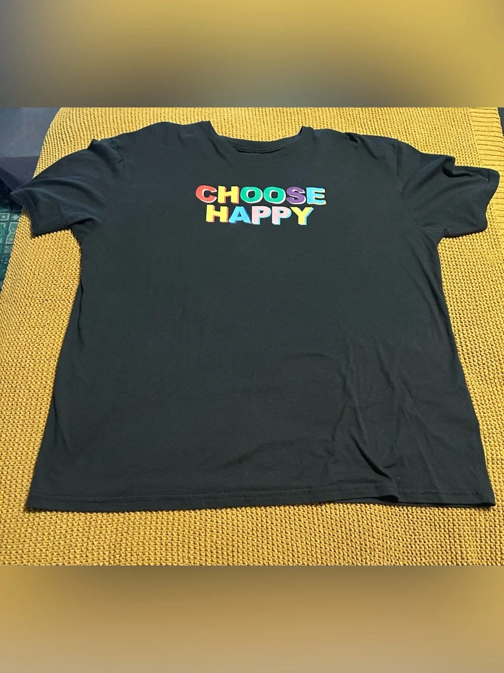 The Phluid Project Black Tee with Rainbow 